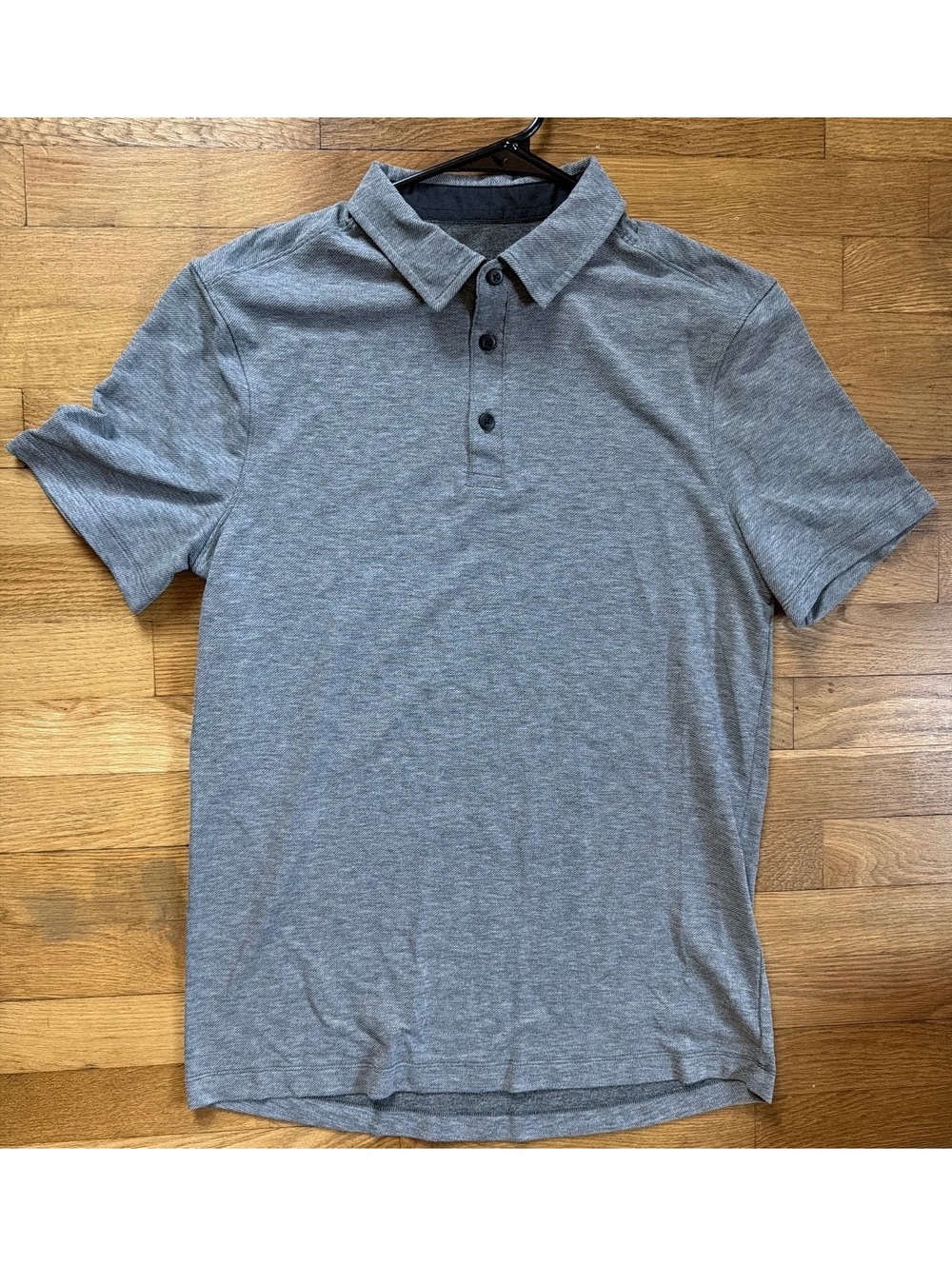 Small - Men - Lululemon Gray Short Sleeve Polo